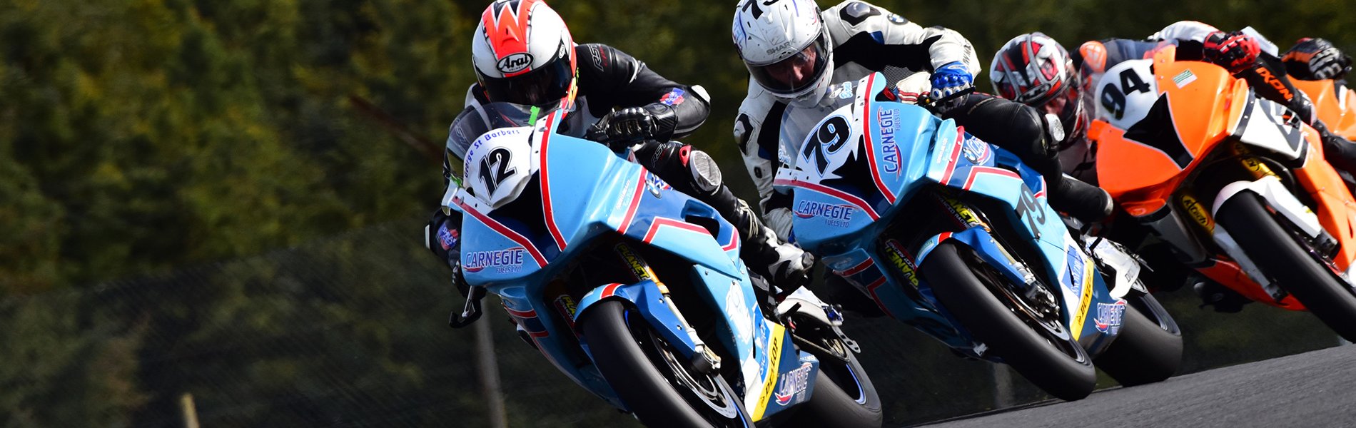 Motor Bike racing at Knockhill