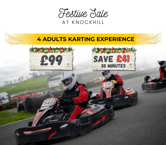 Karting Group of 4 Adults now £99 save 41.00